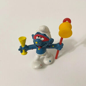 The Smurfs Carnival Smurf Mask Lantern Display Figure